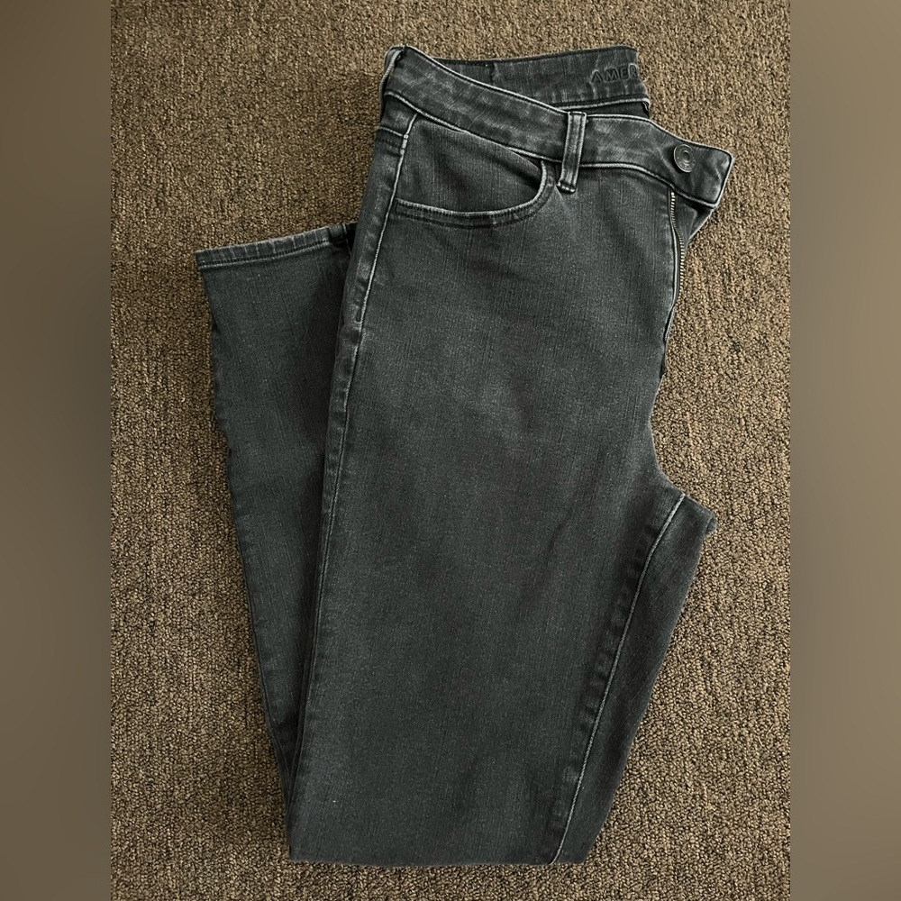 American Eagle High Rise Skinny Jegging, Black